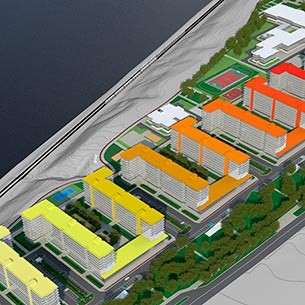Проект планировки жилого района “Кенон” в г. Чита