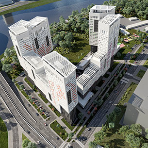 Концепция многофункционального жилого комплекса в районе м. Фили, г. Москва